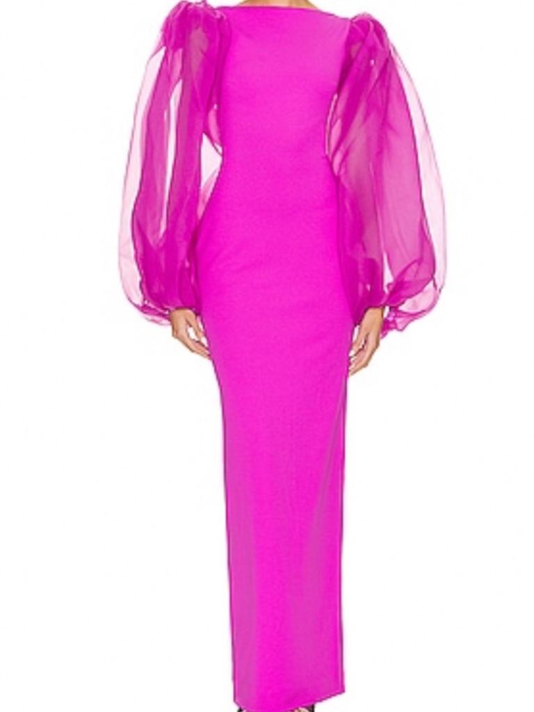 Solace London Karla Semi-Sheer Gown Us 6